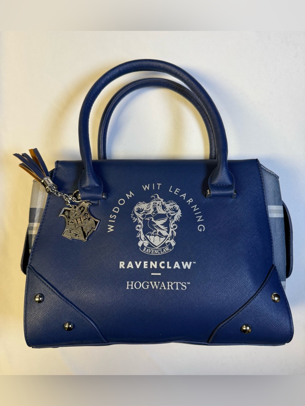 Ravenclaw Crest Satchel in Navy Blue